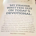 my first published prayer